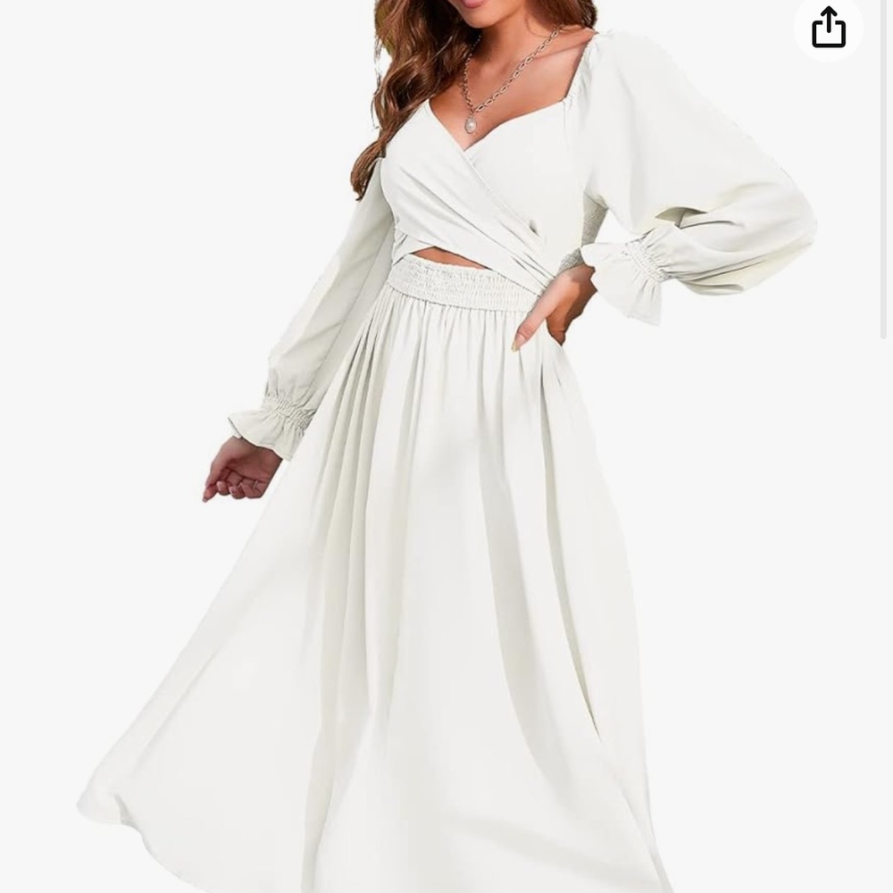 White dress from Amazon.